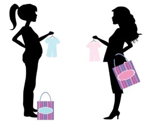 pregnant, woman, women
